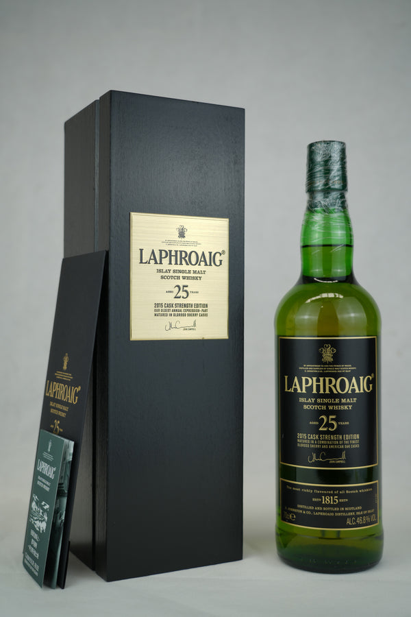 Laphroaig 25 Year Old Single Malt Scotch Whisky 2015 Cask Strength Edition