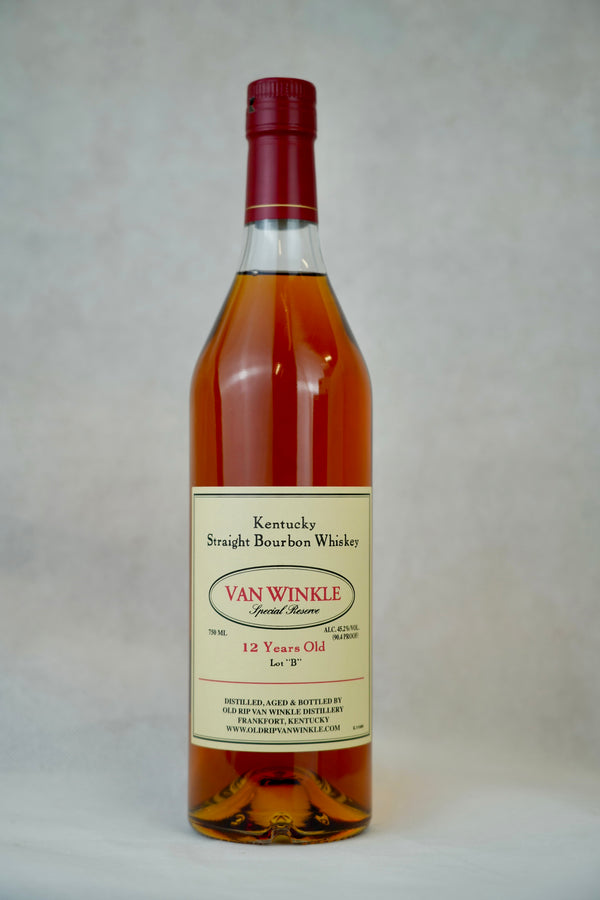 Van Winkle Special Reserve Lot B 12 Year Old Bourbon Whiskey